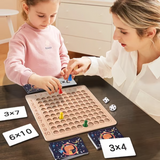 MathQuest - Montessori Wooden Multiplication Board