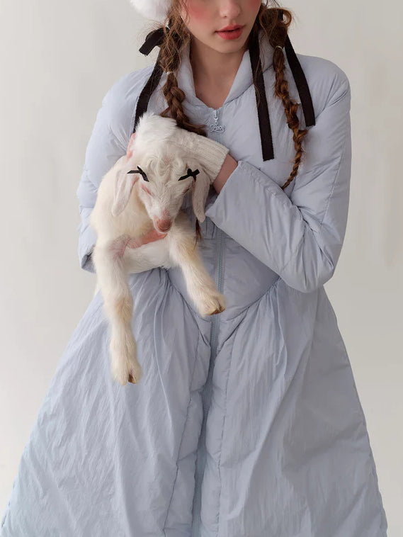 WinterWhisper - Sea Salt Down Jacket – Slim & Cozy