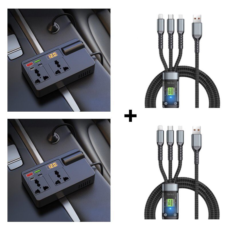 VoltMaster – Digital Display Car Power Inverter