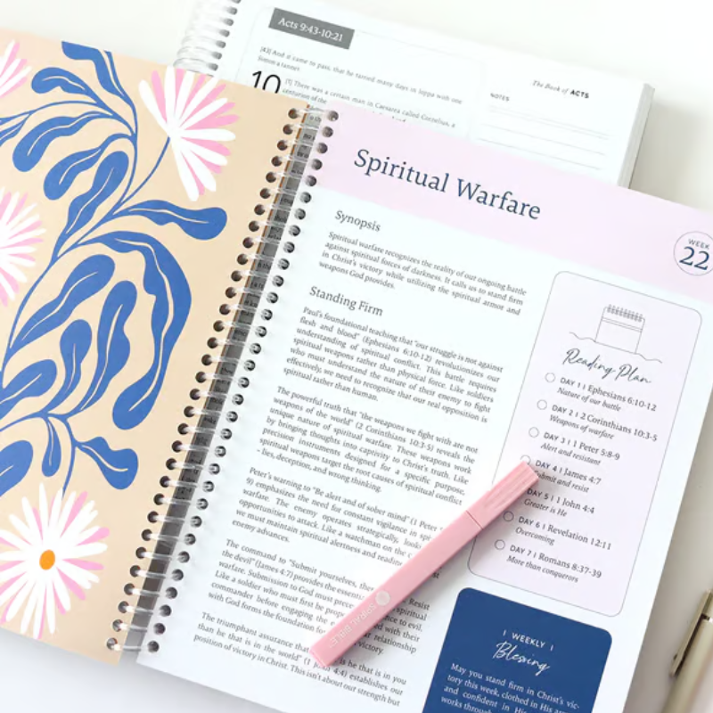 A Year in the Bible – 52-Week Study Hardcover Book