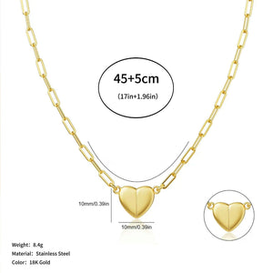 HeartLink – Magnetic Heart Pendant Necklace