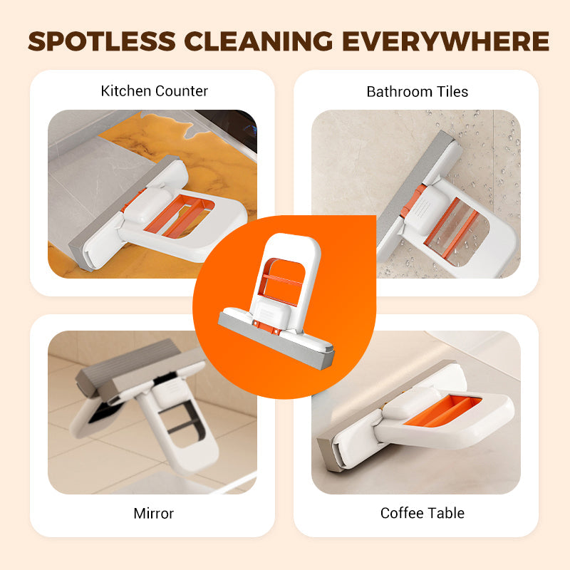 SwiftMop – Portable Self-Squeeze Mop