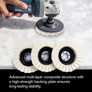 BuffMaster – High Performance Felt Flap Polisher Disc