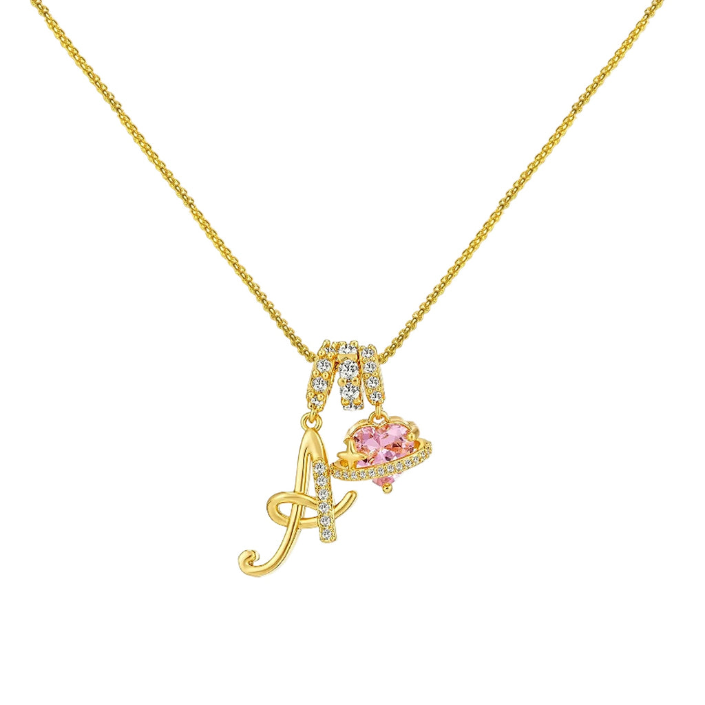 InitialGlow – Personalized Letter Necklace