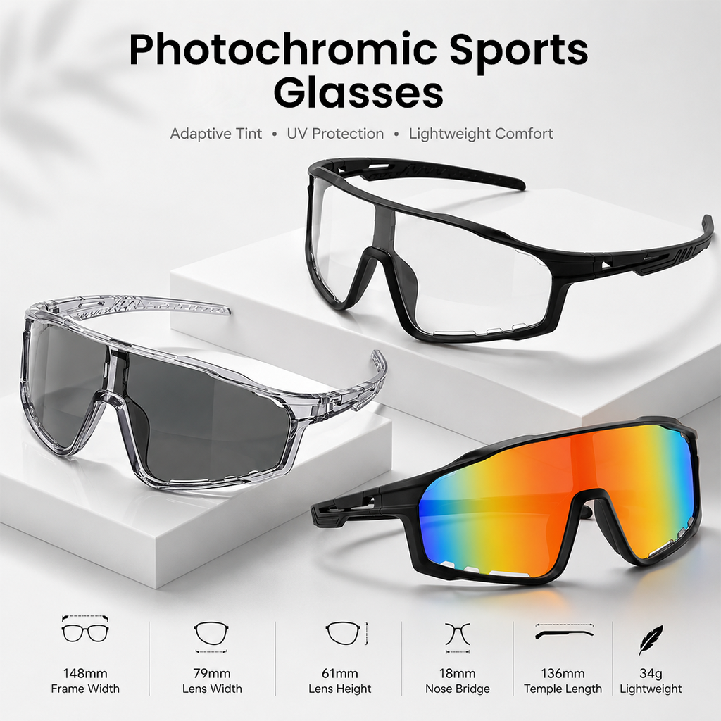VisionWise – UV400 Photochromic Safety Glasses