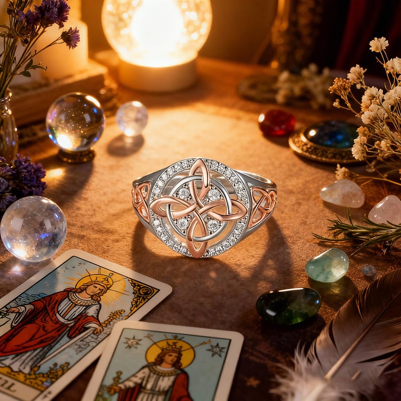 WitchKnot – Handmade Return-Knot Protection Ring