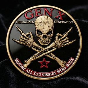 🏆Flash Sale 60% OFF🪙GEN X Coin – The Ultimate Tribute to the Badass Generation 💀🔥