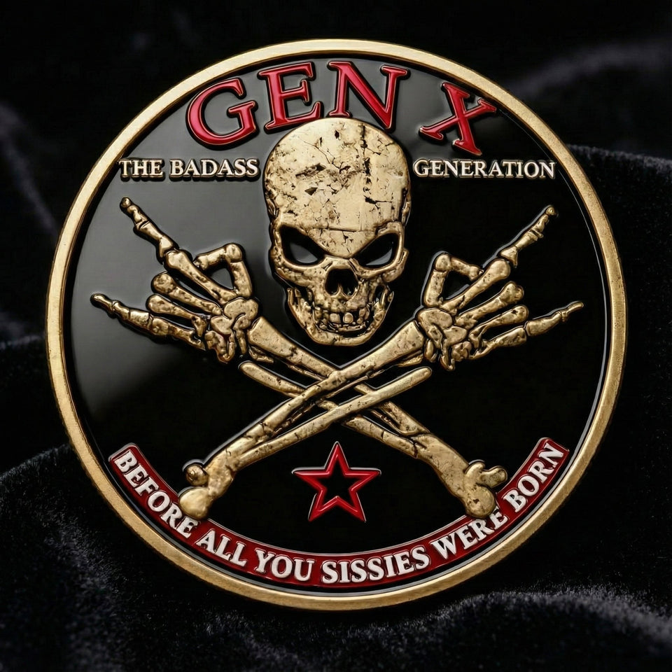 🏆Flash Sale 60% OFF🪙GEN X Coin – The Ultimate Tribute to the Badass Generation 💀🔥