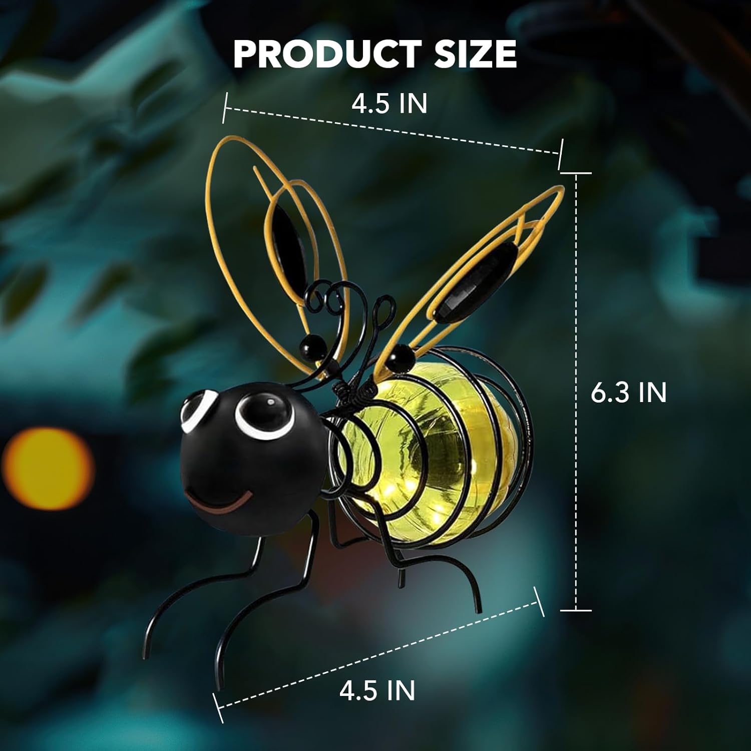 GlowBee – Outdoor Hanging Solar Light