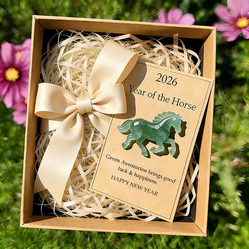 EmeraldSpirit – Lucky Aventurine Horse