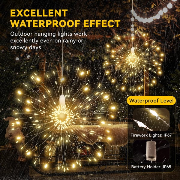 StarLume – Hanging Starburst Fairy Lights