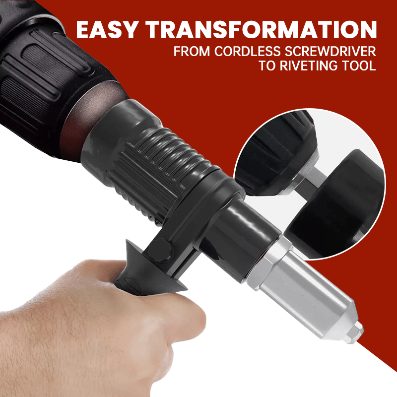 SpeedRivet - Electric Drill Riveting Adapter – Fast & Efficient