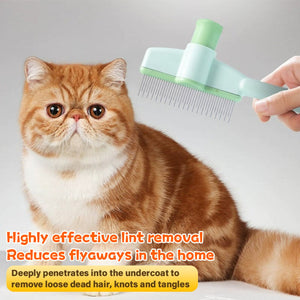 FleaFree - Self Cleaning Pet Grooming Brush