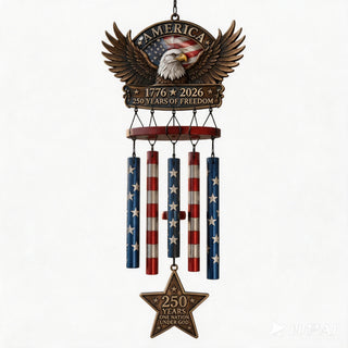 HeritageChime – Premium Patriotic Memorial Wind Chime