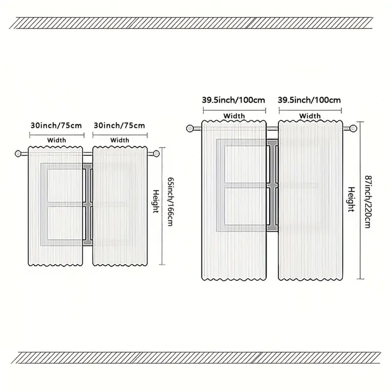 FestiveGleam - Christmas Ball Holiday Curtains