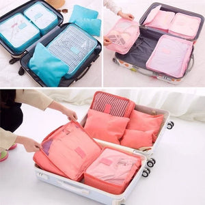 LAST DAY HOT SALE 38% OFF - 6 pieces portable luggage packing cubes
