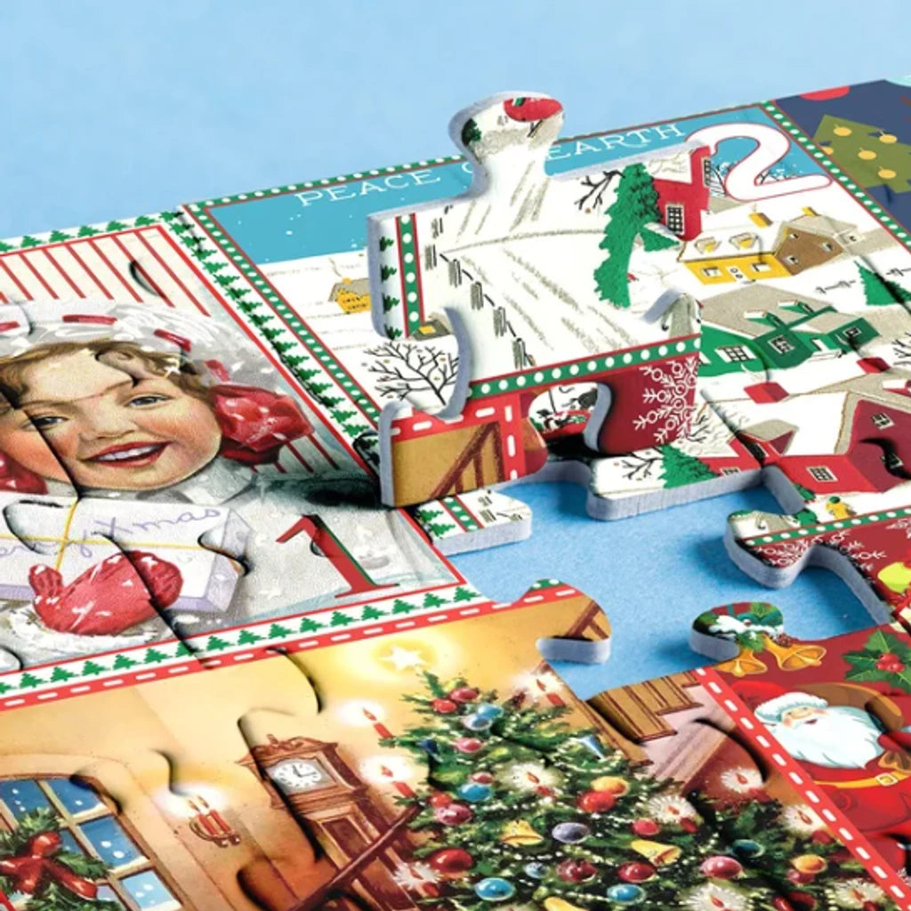 Merry Jigsaw Advent Calendar Puzzle Marnetic