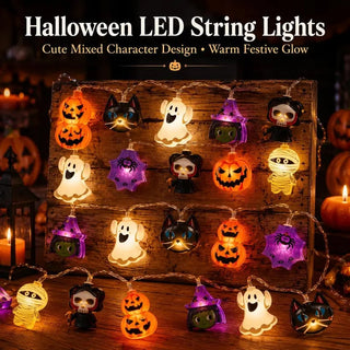 GlowPump – Pumpkin LED String Lights