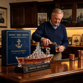 NavyCraft – Battleship Whiskey Decanter