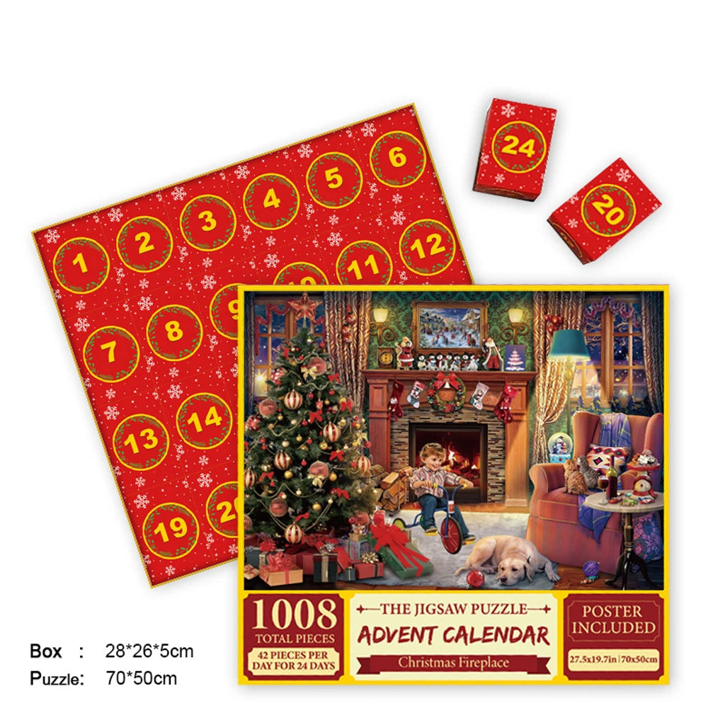 Merry Jigsaw Advent Calendar Puzzle Marnetic