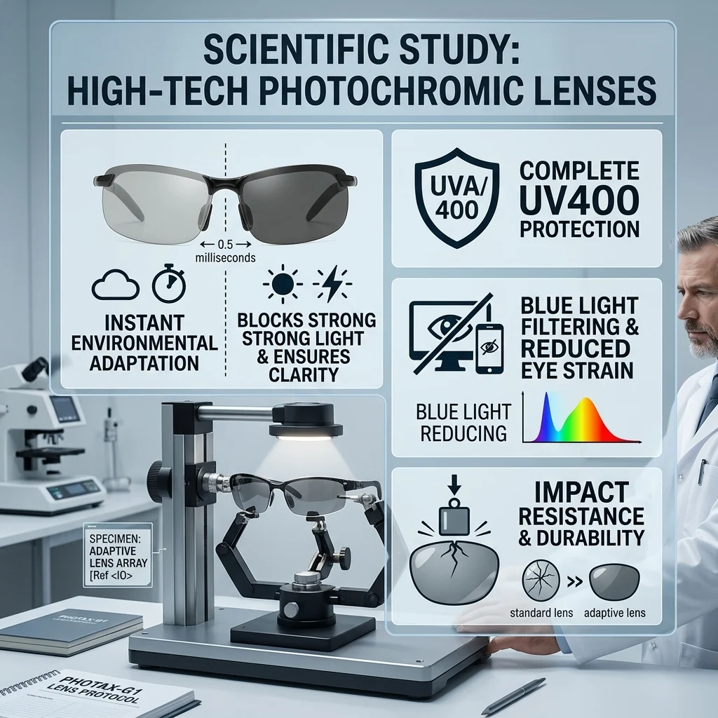 🕶️🕶️ High-Tech Smart Glasses: Offering protection against UV rays and blue light, these glasses also feature anti-glare and anti-reflective properties. The frame is dust- and wind-resistant, while the lenses are impact-resistant and shatterproof. Specif