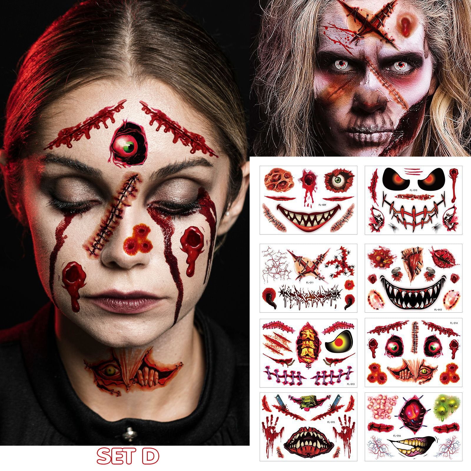 SpookySkin - Realistic Halloween Temporary Tattoos
