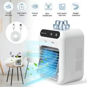 CoolNest – Mini Air Conditioner with Dual Speed Mist
