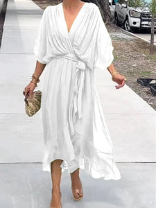 GraceVee | Timeless V-Neck Fashion Dress