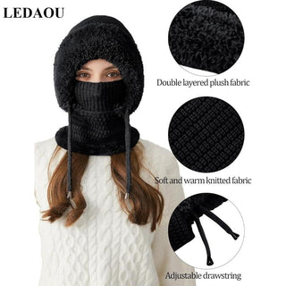 WarmWhirl - Convertible Knitted Beanie & Balaclava