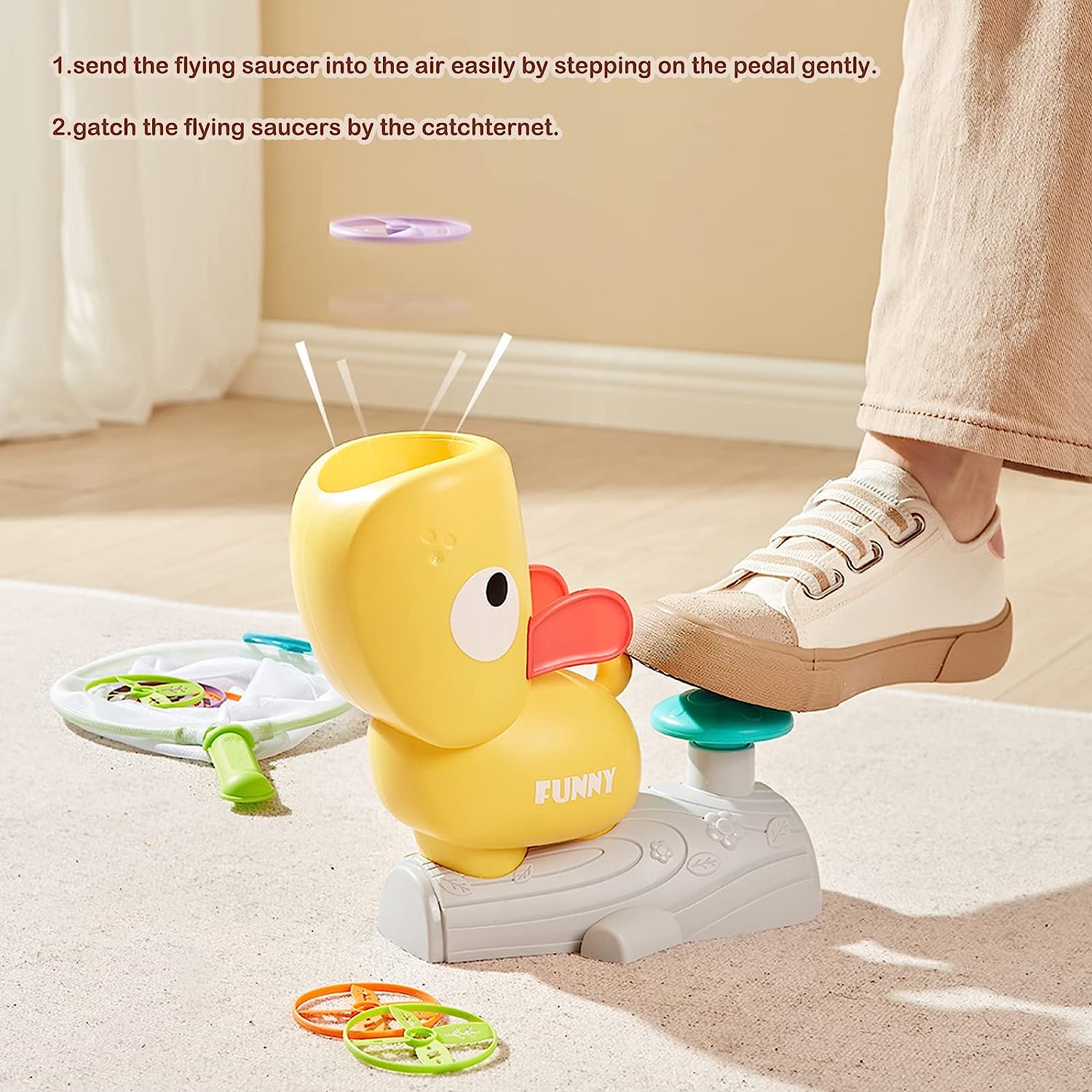 DiscDash - Outdoor Flying Launcher Adventure