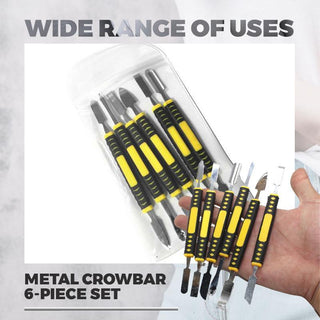 IronGrip – Heavy-Duty 6-Piece Crowbar Set