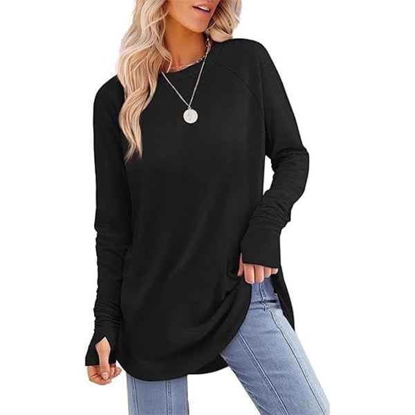 CozyCurve – Women’s Long Sleeve Tunic Top