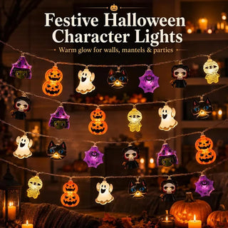 GlowPump – Pumpkin LED String Lights