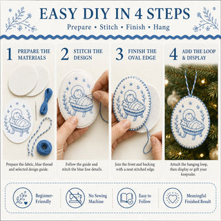 StitchBloom – Beginner-Friendly Heirloom Embroidery Kit