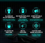 AeroClick – Wireless Ergonomic Metal Mouse