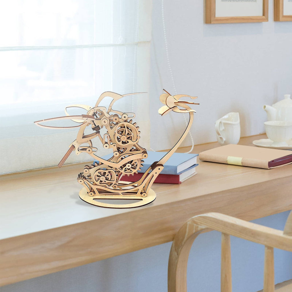 WoodWhirr – 3D Mechanical Wooden Hummingbird