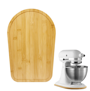 SlideEase – Food-Grade Bamboo Mixer Moving Tray
