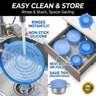 SealFlex – Reusable Silicone Stretch Lid Set