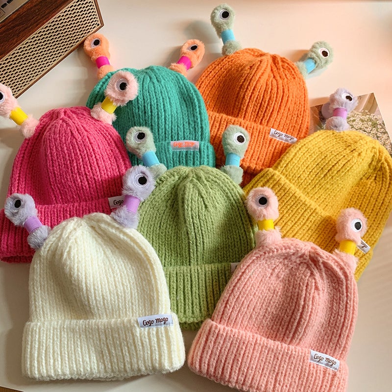 GlowChums Cozy Monster Knit Hat marnetic