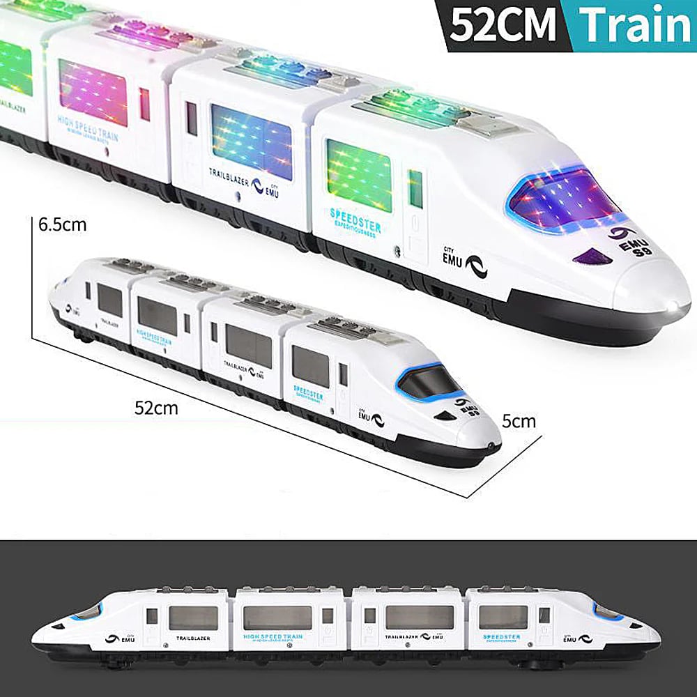 TurboTrack – Interactive Electric Bullet Train Adventure Toy