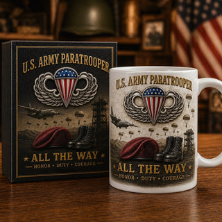 🪂U.S. Army Airborne Units “All the Way” Tribute Mug