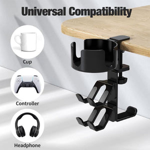 FlexiDock  | 3-in-1 Rotating Desk Storage Solution