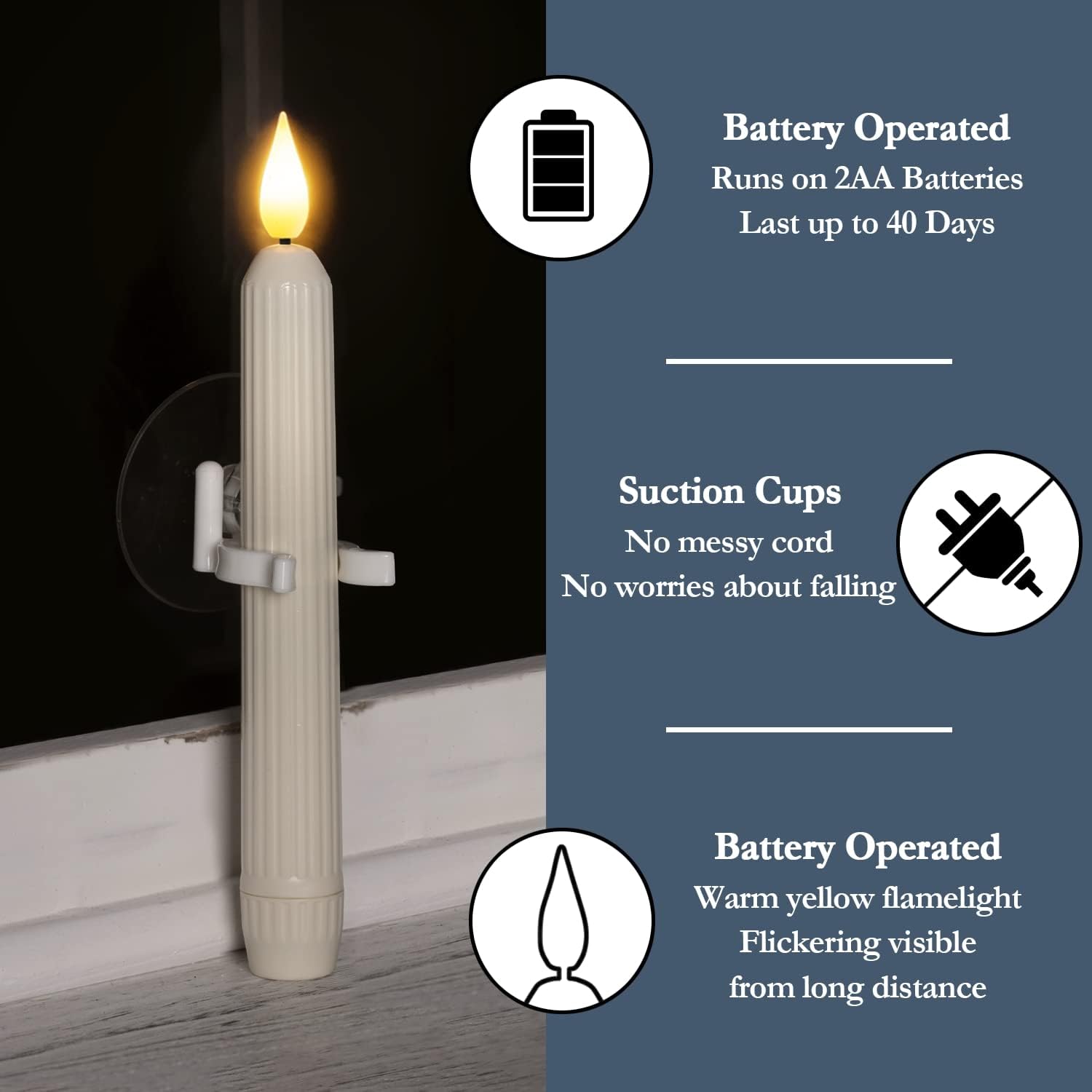 CandleGlow - Flameless LED Candle Set