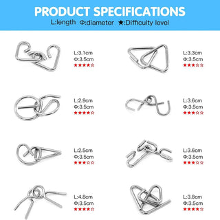 Disentanglement Iron Link Unlock Interlock Game Marnetic