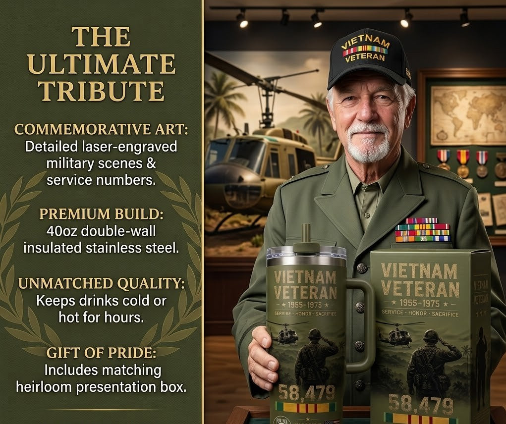 HonorSteel – Veteran Stainless Steel Insulated Travel Tumbler