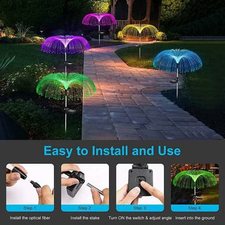 JellyGlow – Solar Color-Changing Jellyfish Lights