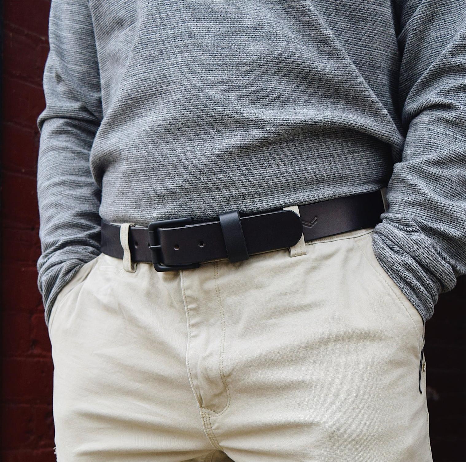 TRUEGRIT - Classic Hand-Stitched Leather Belt of Unmatched Strength