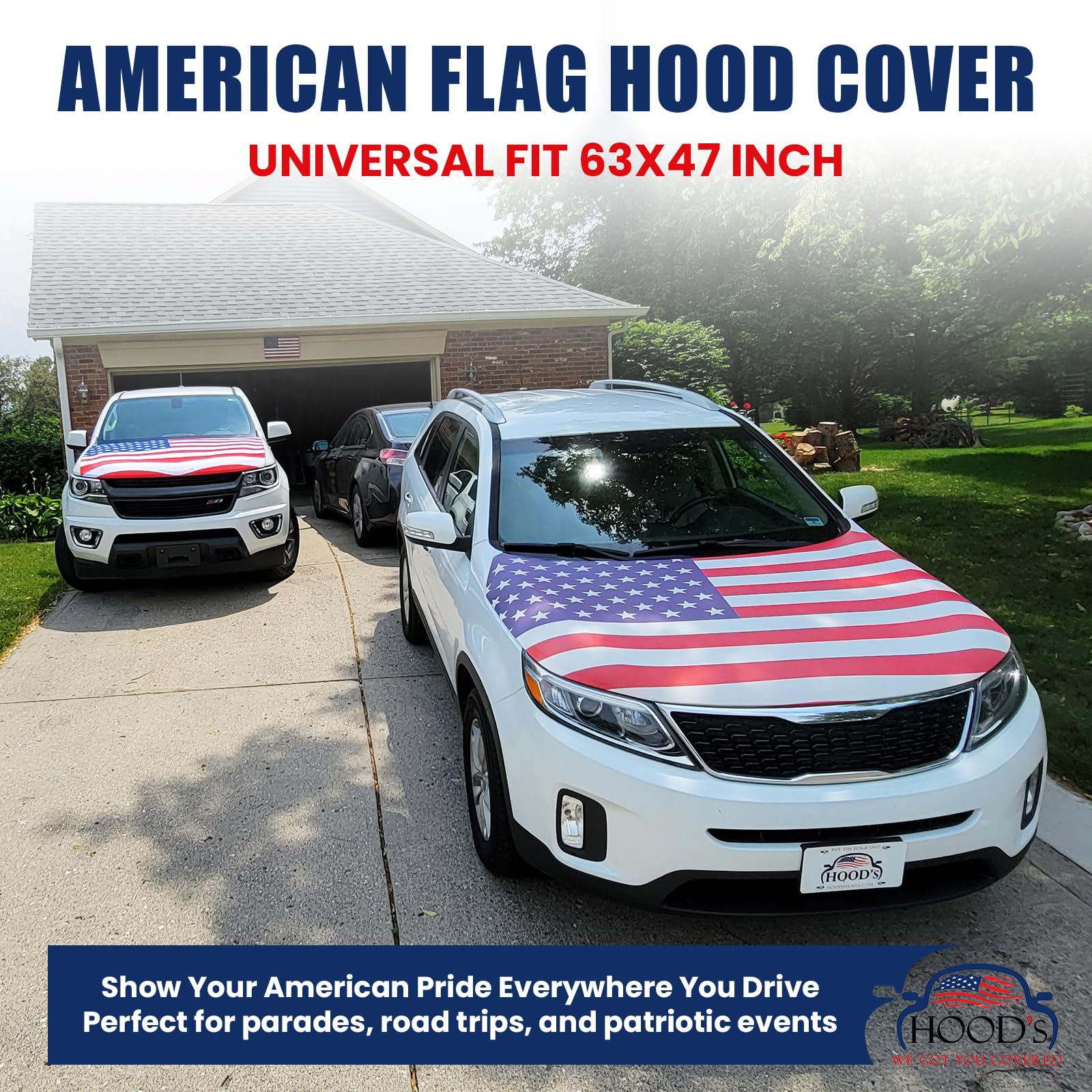 PatriotShield – American Flag Hood Cover