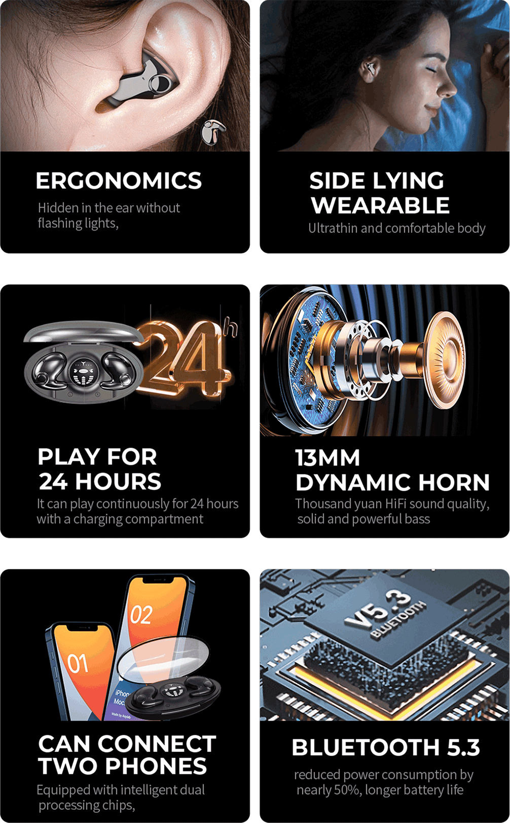 StealthBeats – Mini Invisible Bluetooth Earphones