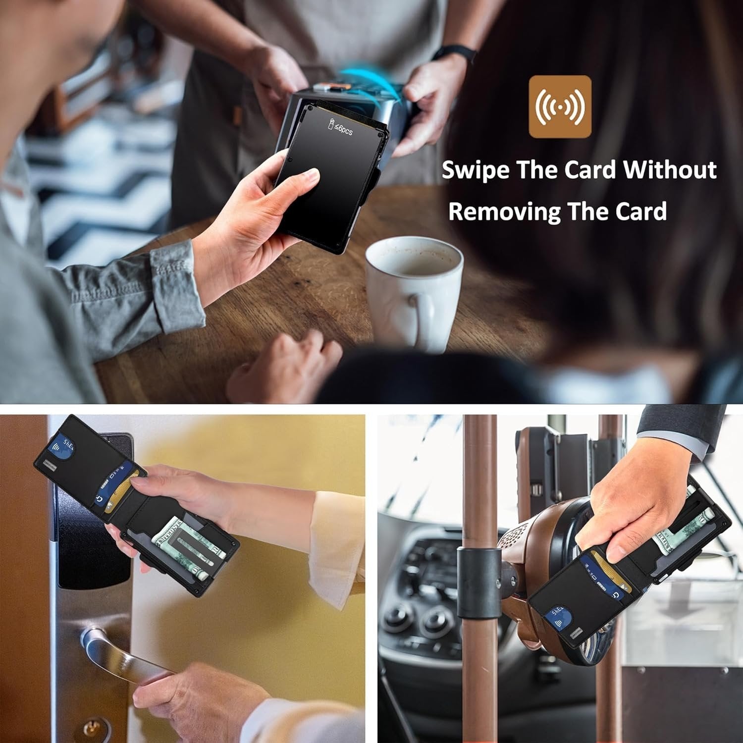 VaultOne - Premium RFID AirTag Wallet